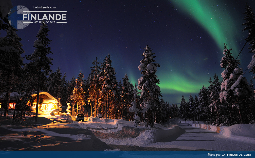 Lumières du Nord en Laponie