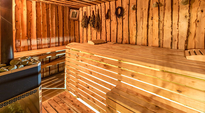 Intérieur de sauna