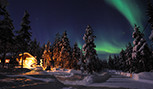 Lumières du Nord en Laponie